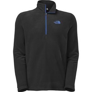 MENS BLACK TKA ZIP LONG SLEEVE FLEECE XL